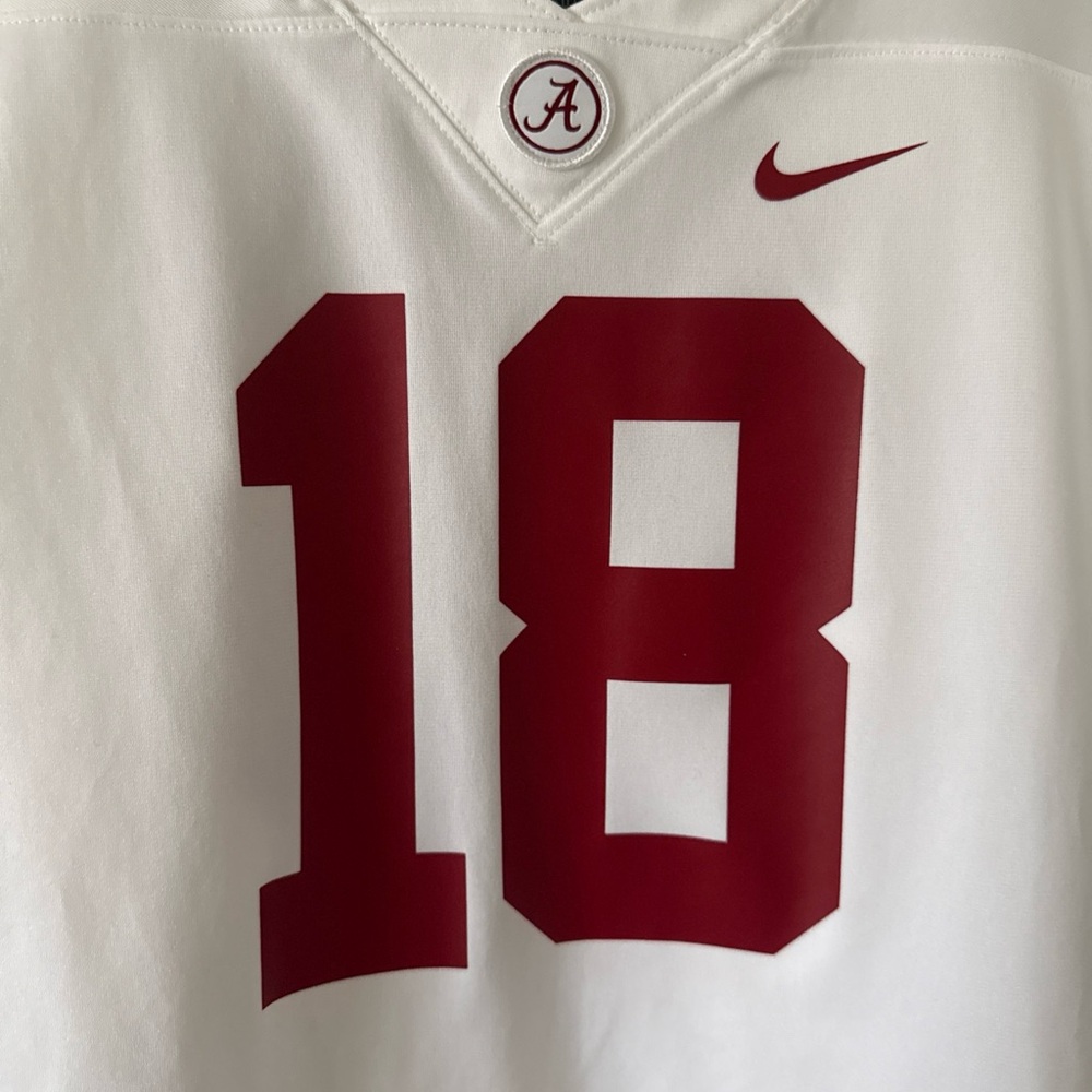 Nike Kids White and Red Jersey - Picture 2 of 6